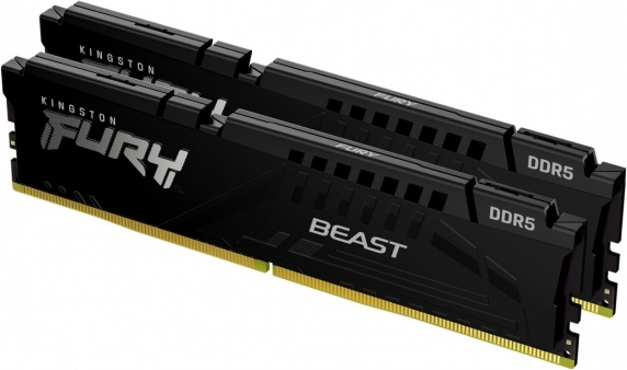 Kingston FURY Beast DDR5 32 GB (2×16 GB) 5600 MHz CL40 fekete
