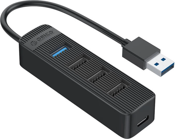 Orico USB hub 1× USB 3.0 és 3× USB 2.0, fekete
