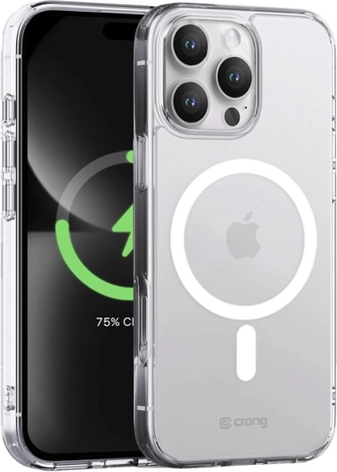 Átlátszó Clear MAG Cover tok iPhone 16 Pro-hoz MagSafe támogatással