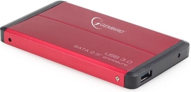 Külső HDD tok 2,5'' SATA USB 3.0 piros