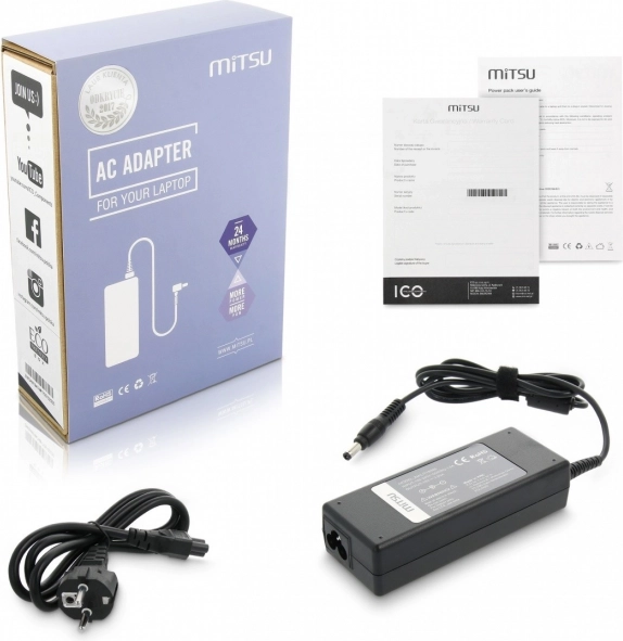 Töltő/tápegység adapter 19V 3,95A (5,5x2,5) - Toshiba, Compaq, HP, Asus 75W