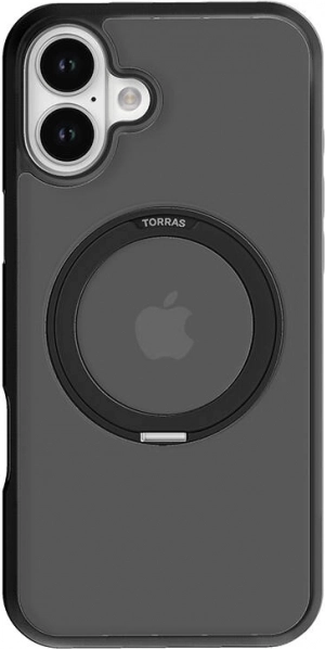 Torras Ostand Pro tok iPhone 16 Plus-hoz – fekete