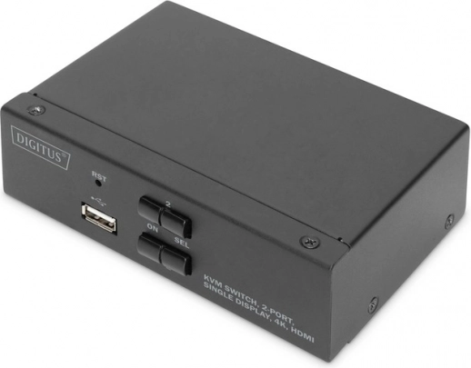 2 portos HDMI KVM kapcsoló 4K felbontással