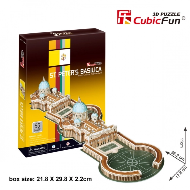 CubicFun: Szent Péter Bazilika (68 darabos)