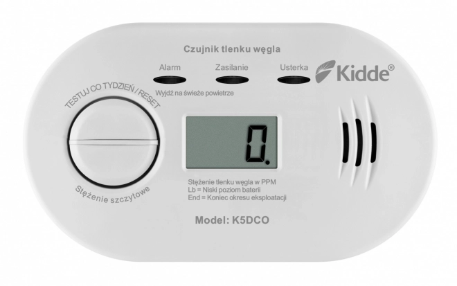 KIDDE szén-monoxid érzékelő kijelzővel
