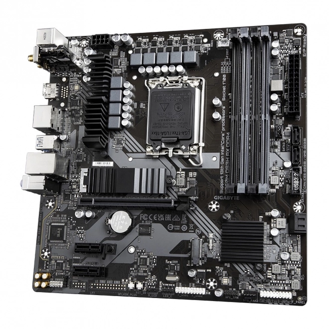 Gigabyte B760M DS3H AX DDR4 alaplap
