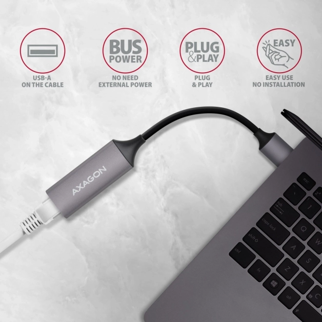 Támogatás Gigabit Ethernet hálózati adapter USB-A csatlakozóval