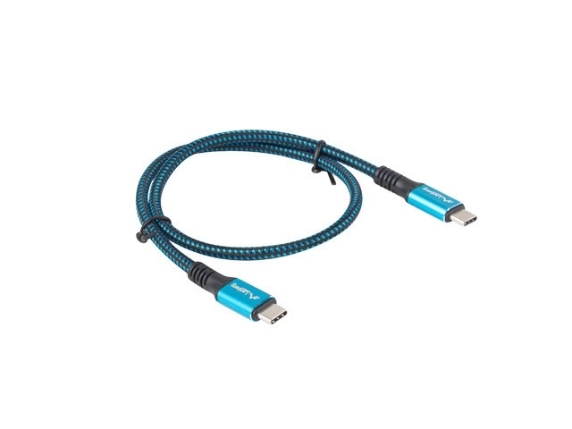 C-M USB4 kábel fekete-kék