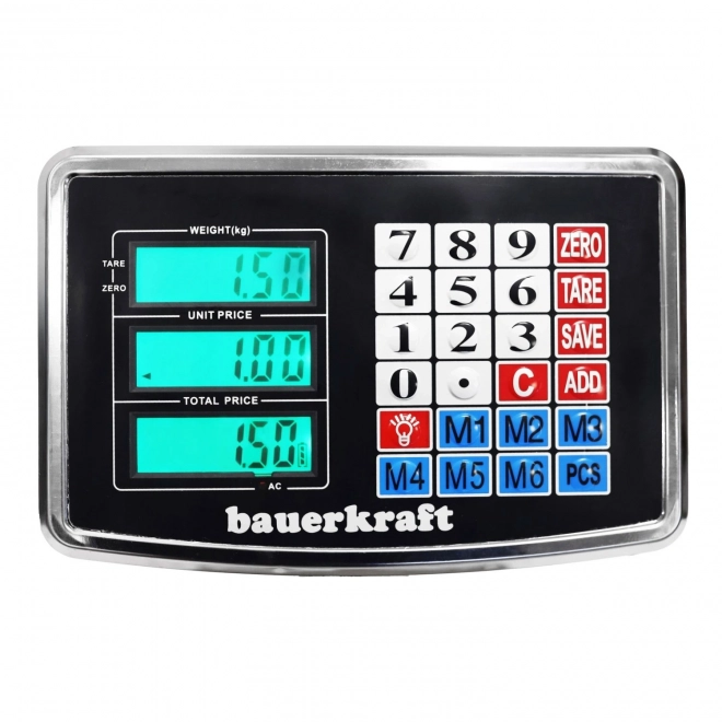 Elektronikus mérleg raktárakba, üzletekbe és ipari felhasználásra LCD kijelzővel