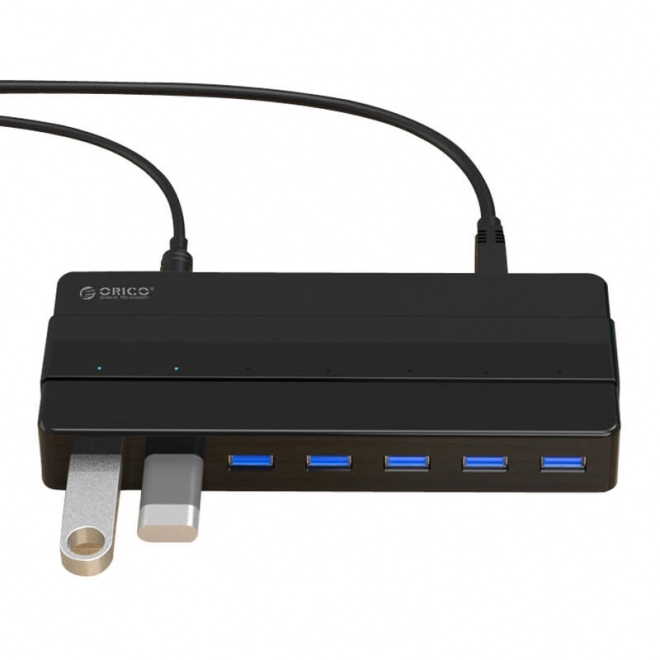 Orico 7 port usb 3.0 hub fekete