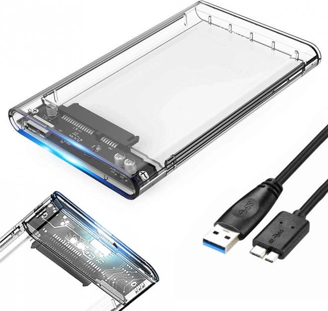 2,5'' HDD/SSD burkolat USB 3.0-val