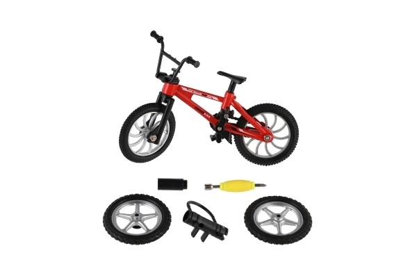 Ujjbicikli színes műanyag, 10 cm