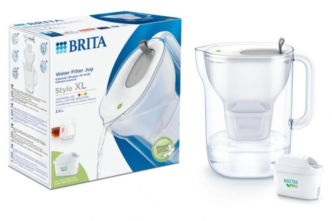 Brita Style XL vízszűrő kancsó - Szürke