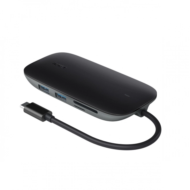 Aukey multifunkcionális alumínium USB-C HUB 8 az 1-ben