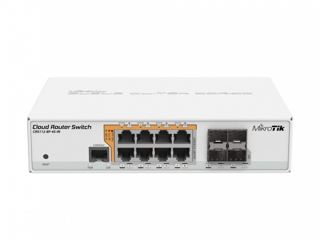 8 portos gigabites poe hálózati switch 4 sfp kimenettel