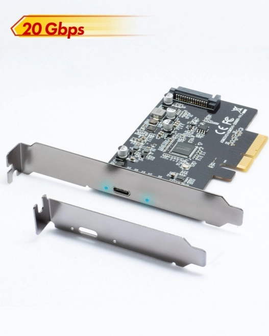 PCIe Type-C USB 3.2 vezérlőkártya