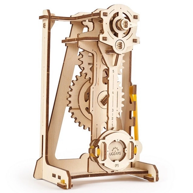 Ugears 3D fa mechanikus puzzle STEM tanulási inga