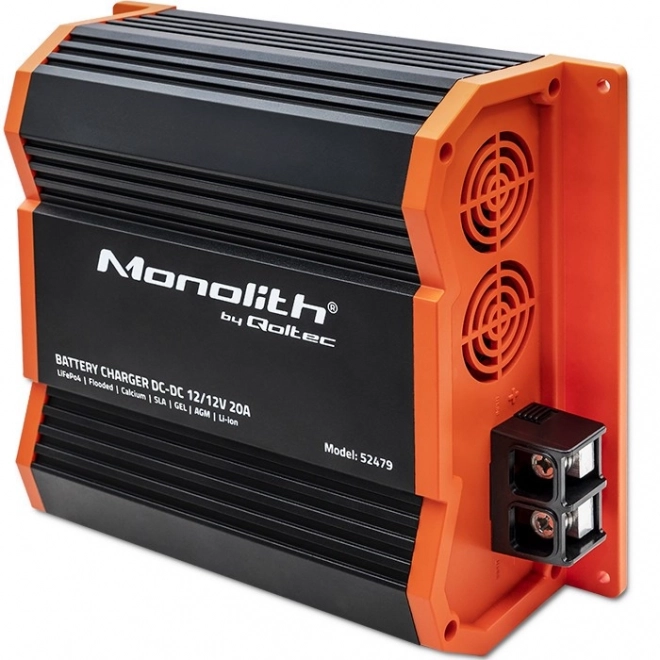 Monolith DC-DC töltő LiFePO4 AGM akkumulátorokhoz 12V-12V