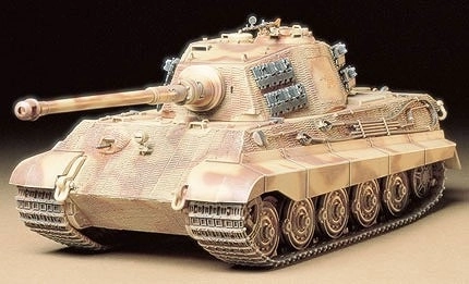ragasztható King Tiger műanyag harckocsimodell