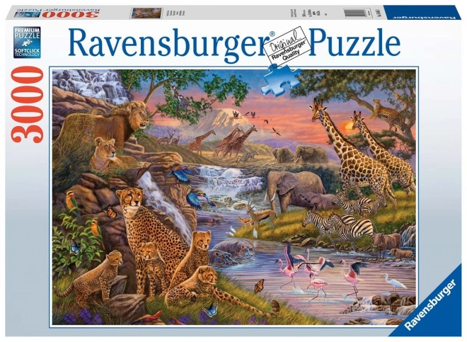 Állatbirodalom kirakós játék 3000 db, Ravensburger