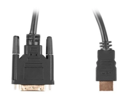 Lanberg HDMI-DVI-D kábel 3 m fekete