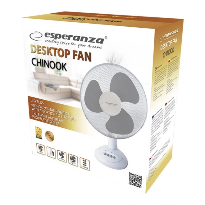 Esperanza Chinook ventilátor fehér