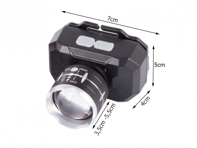 Taktikai LED-es fejlámpa XHP50