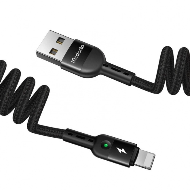 rugós USB-Lightning kábel 1,8m