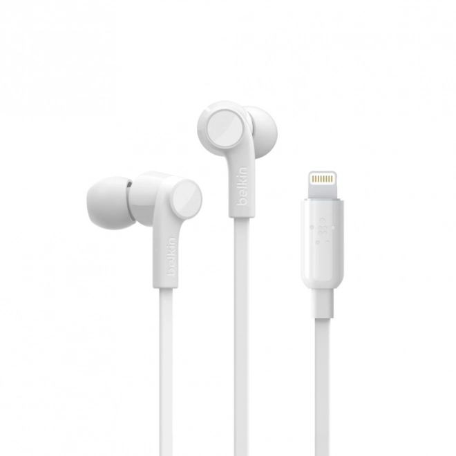 Belkin Lightning Rockstar fehér fejhallgató