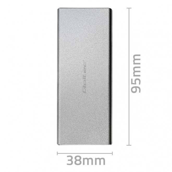 Alumínium M.2 SSD ház