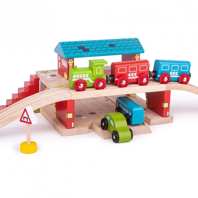 Bigjigs Rail Föld feletti állomás