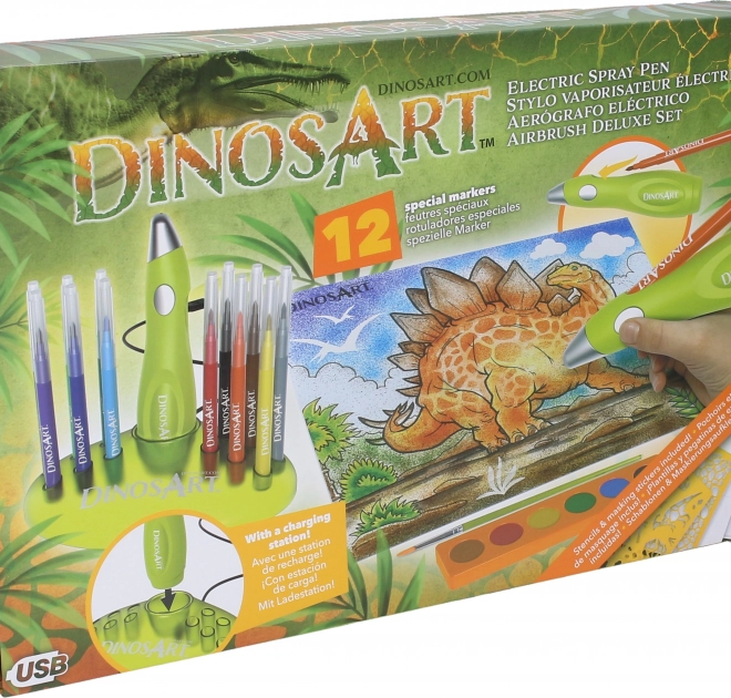 DinosArt airbrush kifestő készlet