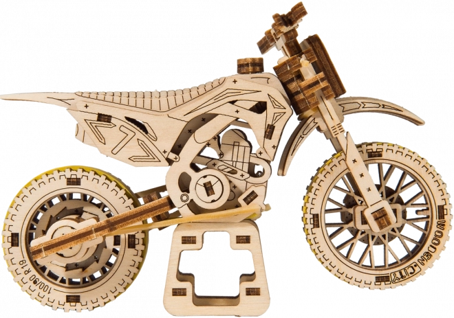 Wooden City 3D puzzle Motocross motor