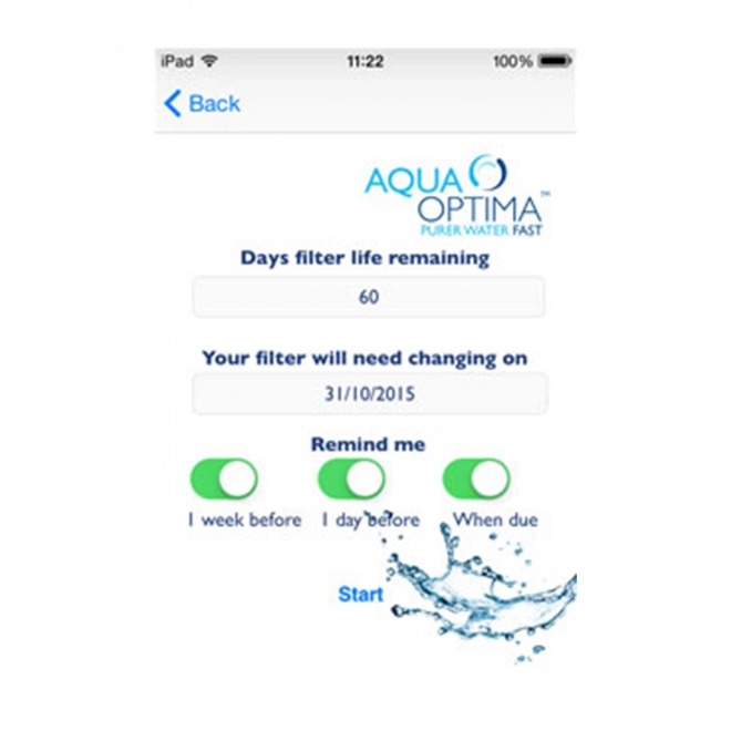 Aqua optima oria vízszűrő kancsó 2.8l + szűrő