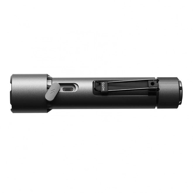 Taktikai zseblámpa HOTO 2300lm, IP68, 3100mAh, USB-C