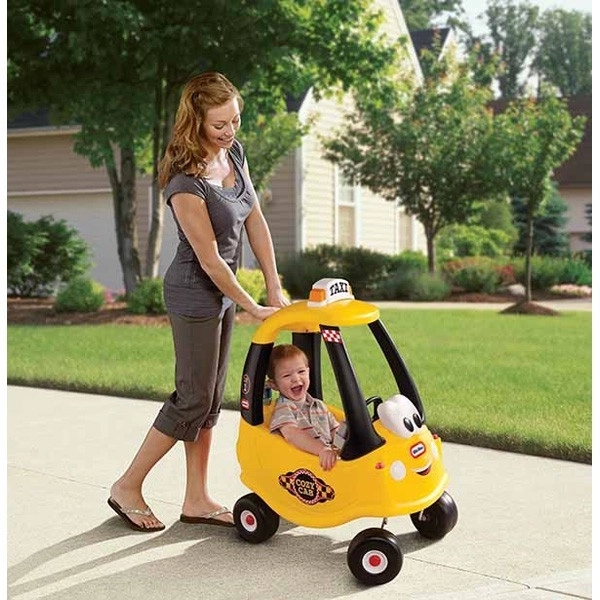 Fekete Taxi Cozy Coupe Járgány – Sárga