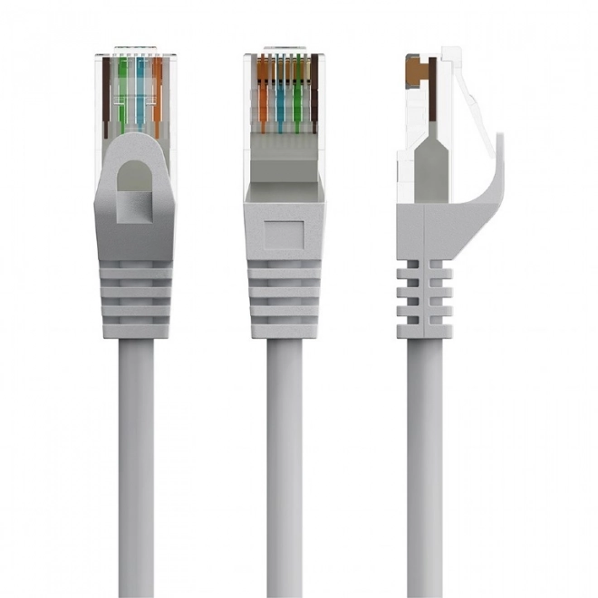 Szürke CAT6 UTP réz patch kábel 2m