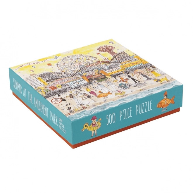 nyári kaland puzzle vidámpark 500 darab