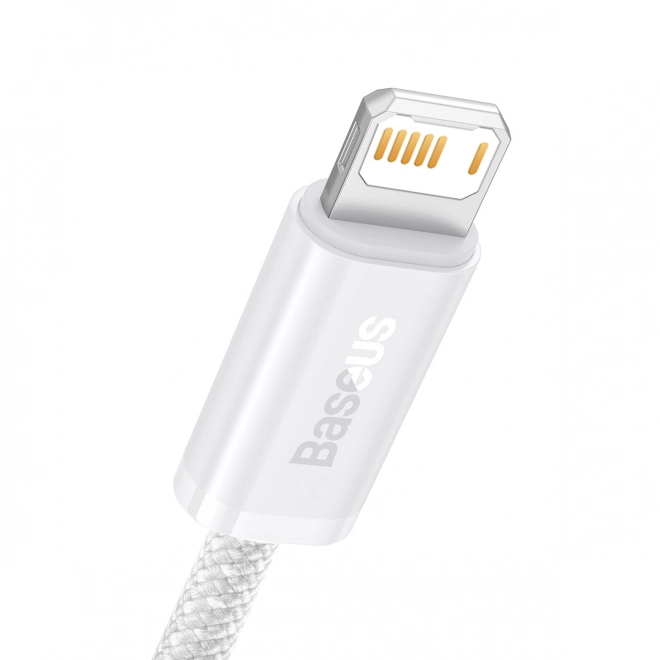 Baseus dinamikus USB-Lightning kábel, 2m, fehér