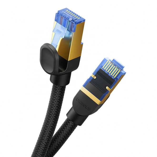 Oplett hálózati kábel CAT.7 RJ45 10Gbps 10m fekete