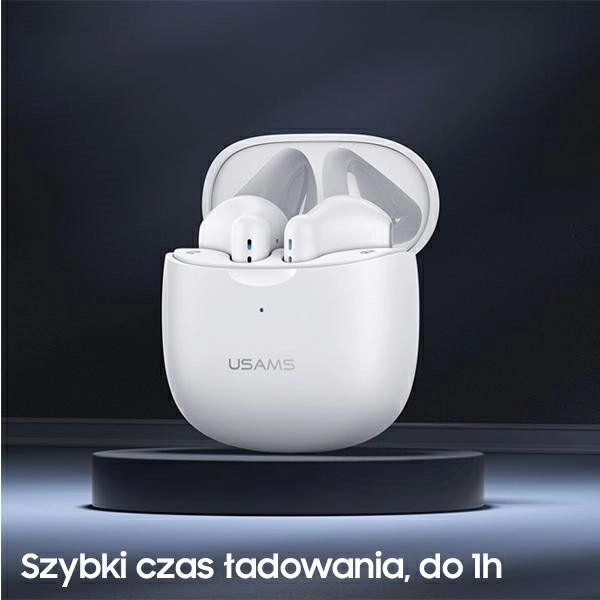 Usams TWS Bluetooth fülhallgató fehér