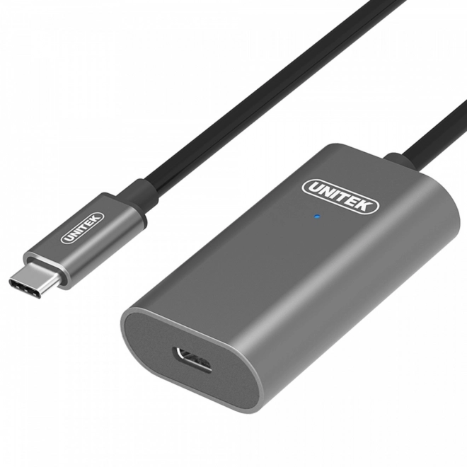 Unitek usb-c aktív hosszabbító kábel 5m