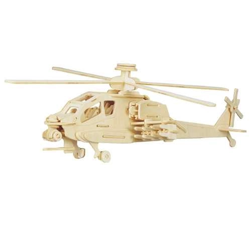 Woodcraft 3D helikopter kirakó
