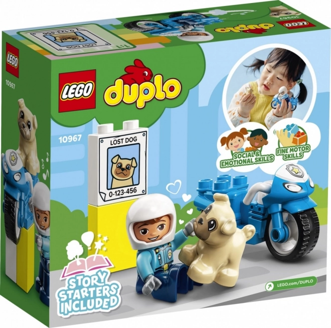 Lego Duplo városi rendőrmotor