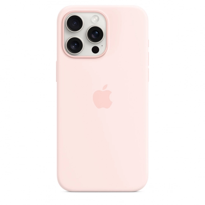 Szikonszilikon tok MagSafe-fel az iPhone 15 Pro Maxhoz - Világos rózsaszín