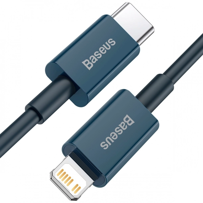 Baseus usb-c kábel iphonehoz, 20w, pd, 2m, kék