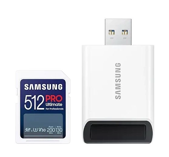 512GB Pro Ultimate SD memóriakártya + olvasó