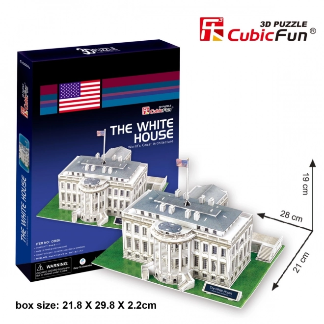 Cubicfun 3D puzzle Fehér Ház