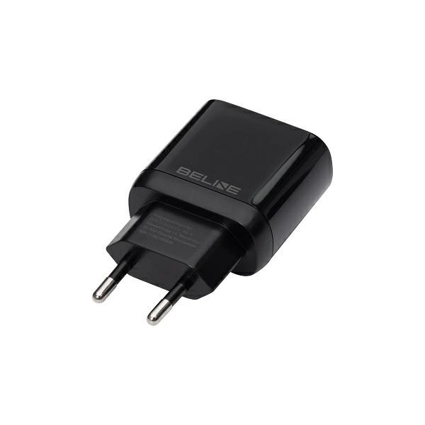 30 W-os GaN USB-C hálózati töltő + villámkábel – Fekete