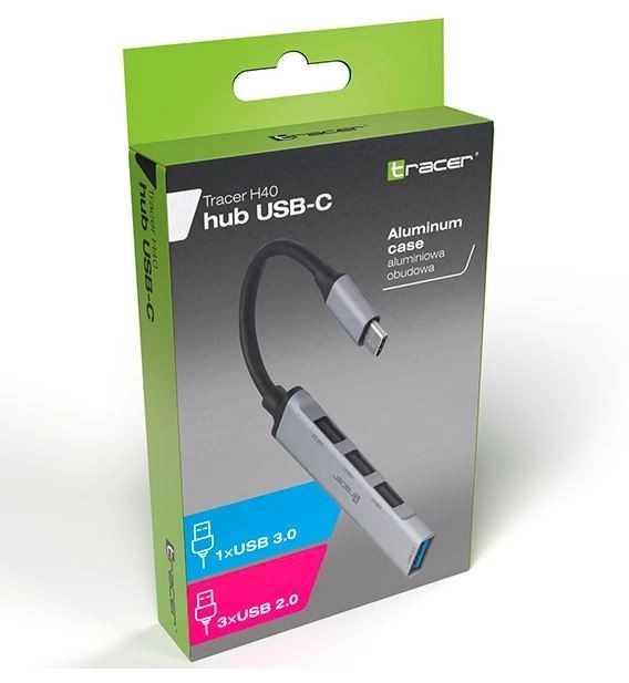 Tracer USB-C 4 portos USB elosztó